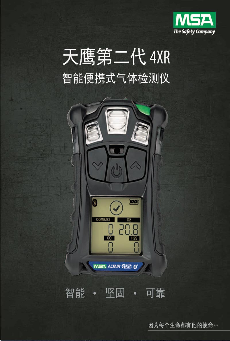 梅思安 10196188 天鷹4XR藍(lán)牙版氣體檢測(cè)儀