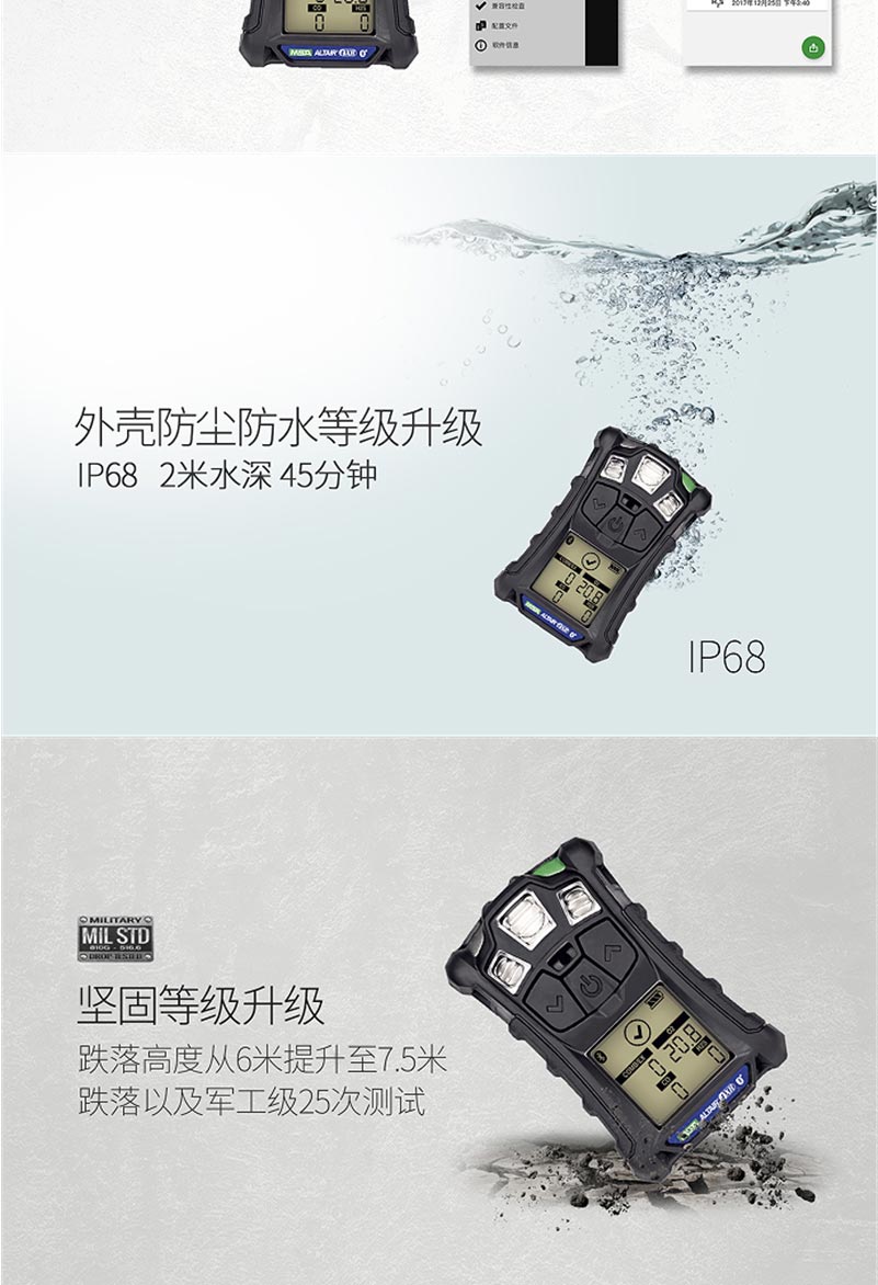 梅思安 10196188 天鷹4XR藍(lán)牙版氣體檢測(cè)儀